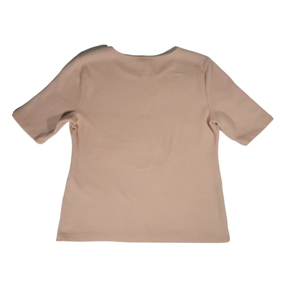 ANN TAYLOR FACTORY Women's knit shirt nude pink - Picture 2 of 5
